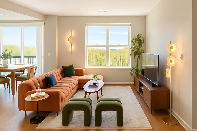 Modern 3BR w/ Movie Projectors & Private Balcony - Image 1