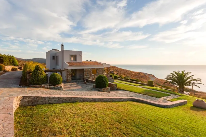 Oceanfront property in Greece with pool - Image 1