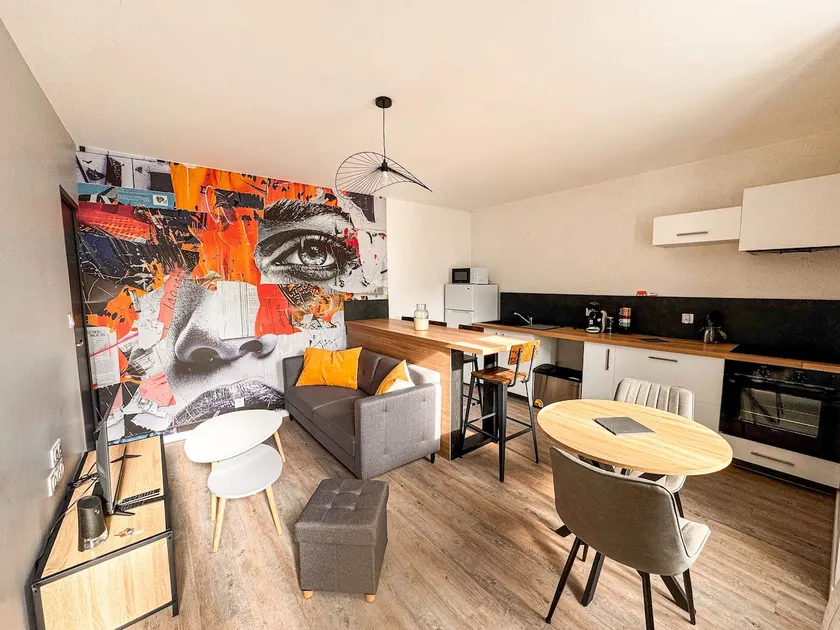 Townhouse · Fiber · Mural · Downtown - Image 1
