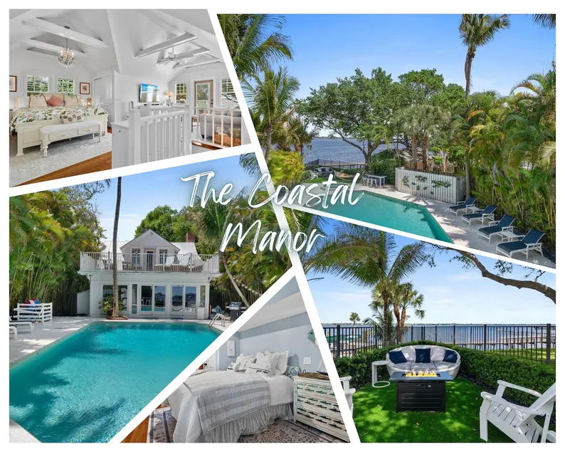 The Coastal Manor • Waterfront Pool Home | 2BR/2BA - Image 1