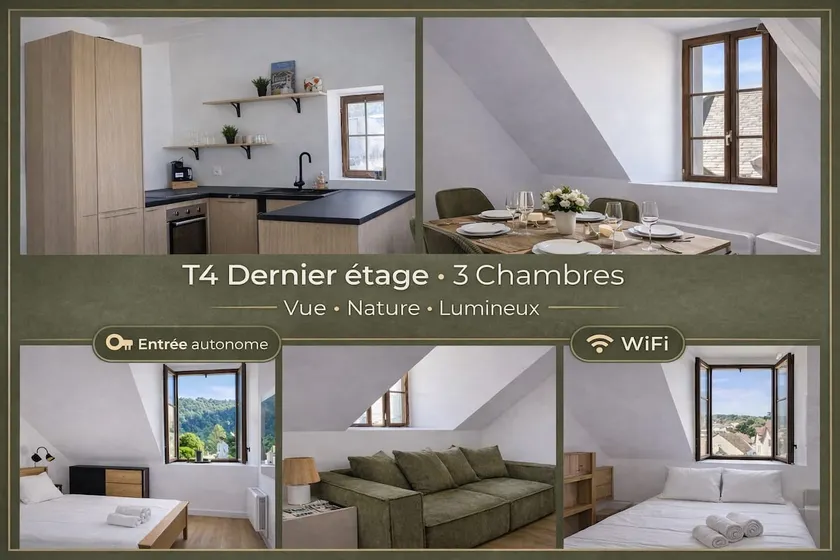 3-Bedroom Top-Floor Apartment (T4) with Nature View, Bright and Airy - Image 1