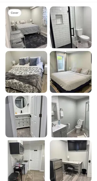 Entire basement 3 rooms 2 full baths free parking - Image 1