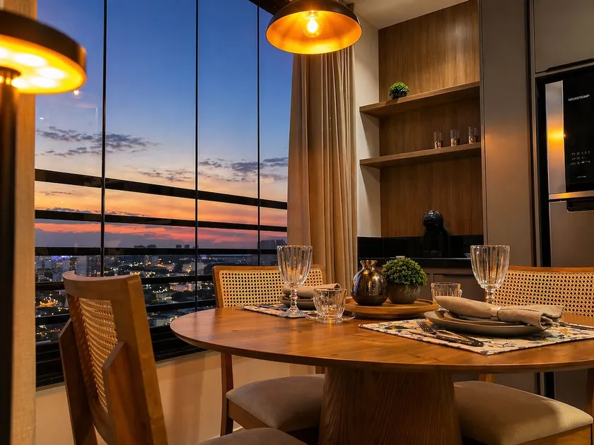 Studio Elegance with Panoramic City View! - Image 1