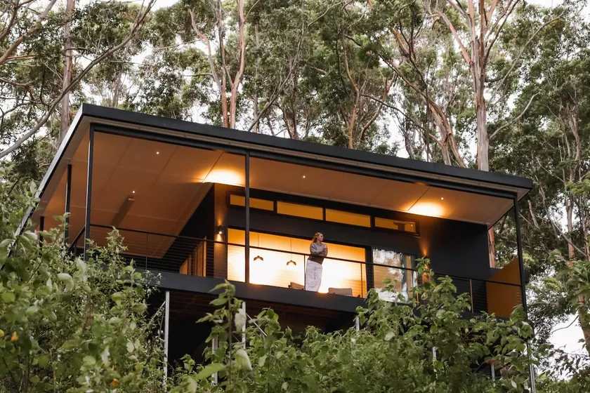 Wild Cabin: Adults-only forest cabin, inlet views - Image 1