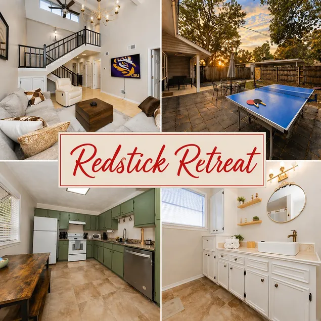 Redstick Retreat-Beautiful Home with Yard Near LSU - Image 1