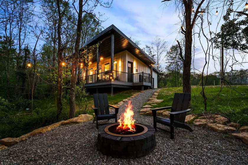 Hot Tub · Fire Pit · Spa Bath | Lux Cabin Sleeps 2 - Image 1