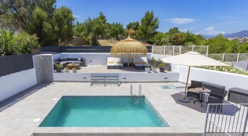 Ca´n Domingo -Stylish villa with pool, gym & views - Image 1
