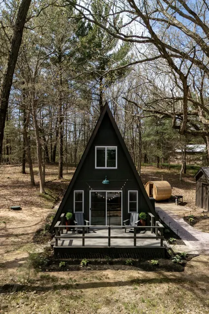 A-Frame | Couples | Sauna | Hot Tub | Fire Pit - Image 1