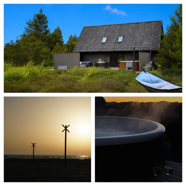 Private nature oasis on Rømø | Atrium courtyard, spa, and idyllic setting - Image 1