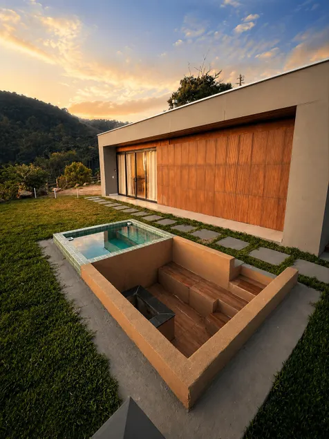 House with private pool and sunset view - Image 1