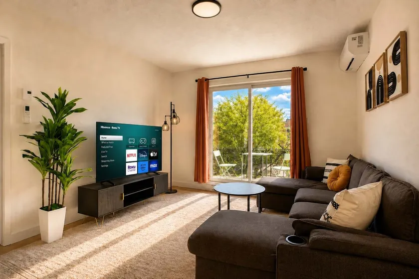 3BR Close to centre + Parking + AC | Unit 6 - Image 1