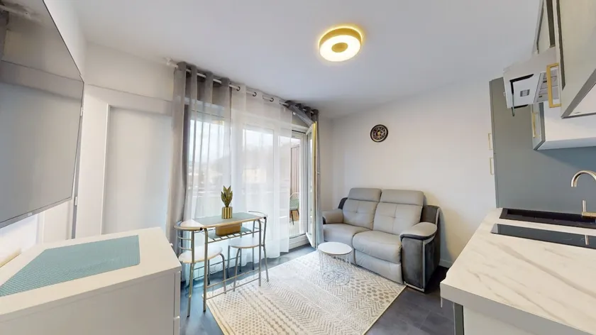 EMbnb T206.2 | 1-bedroom apartment 5 min from Geneva | Balcony & View - Image 1