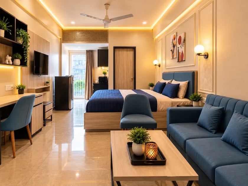Urban Opulence 3 Luxe Studio Near Airport - Image 1