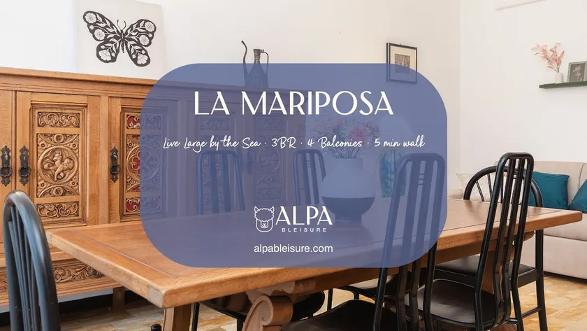 La Mariposa, air-conditioned, 5-minute walk to the sea - Image 1