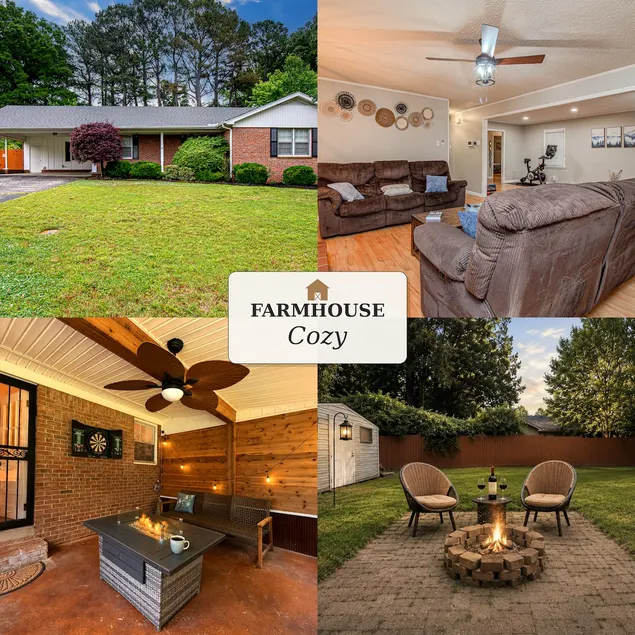 Pet-Friendly 3BR | Fenced Yard | Office | Sleeps 7 - Image 1