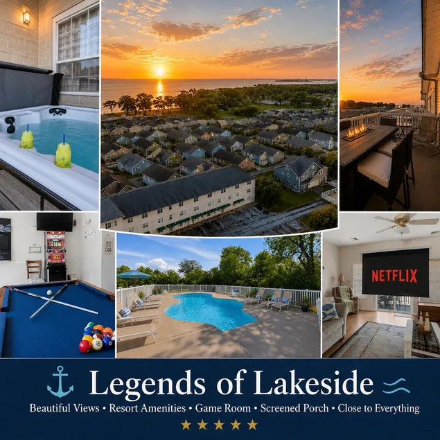Lakeside Legend-Hot tub/Pool/Water Views/Billiards - Image 1
