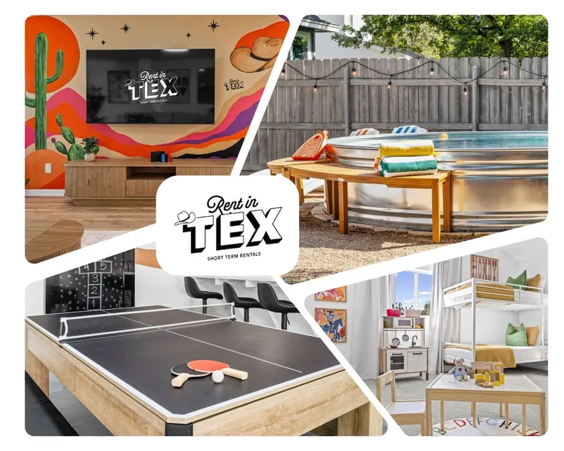 Modern 3BR Home w Cowboy Pool & 3 in 1 Game Table - Image 1
