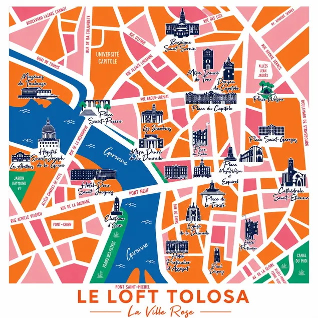 Loft Tolosa - Clim & Parking Privé Toulouse Nord - Image 1