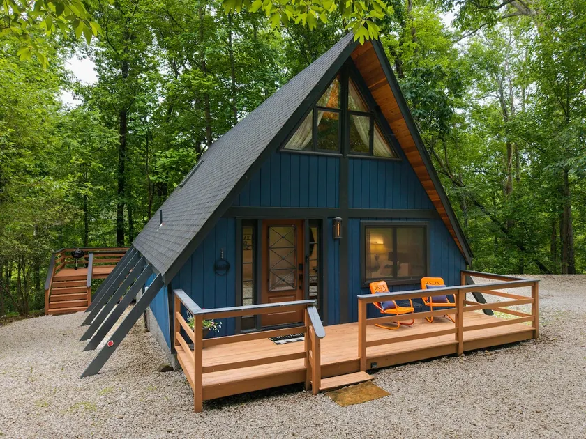 Heron Hideaway | Secluded Modern A-Frame + Hot Tub - Image 1