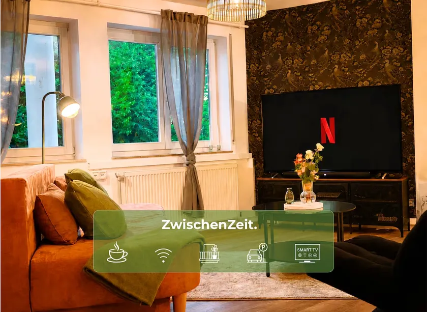 Pearl Apartment mit 3 Betten und 2 Parkplätzen nahe der Messe - Image 1