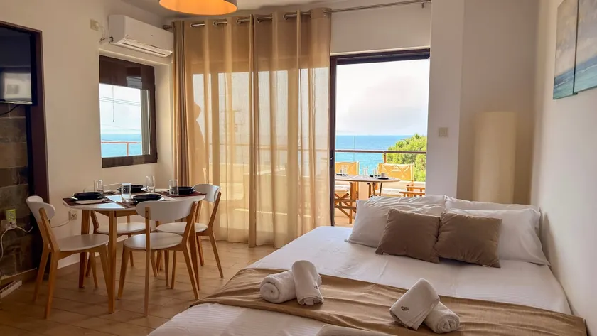 Saronida Sea View Stay Beach Across Road - Image 1