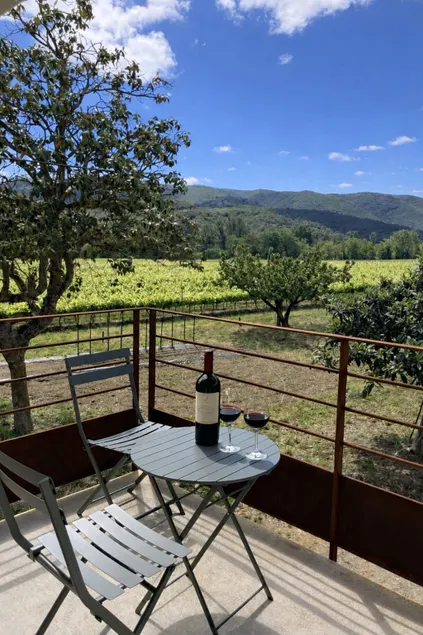 Balcony overlooking the vineyards - Loft for 2 - Image 1