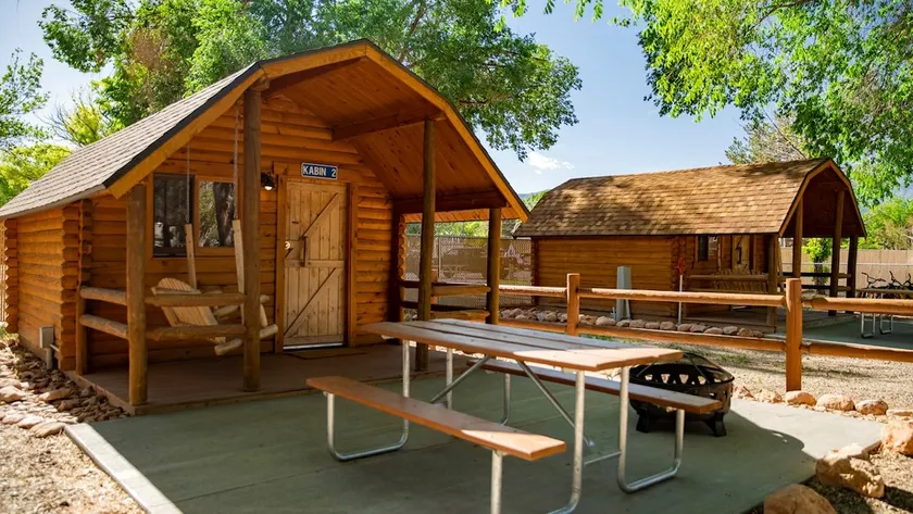 Camping Cabin w/ Patio | Full Bed & Bunk |Sleeps 4 - Image 1