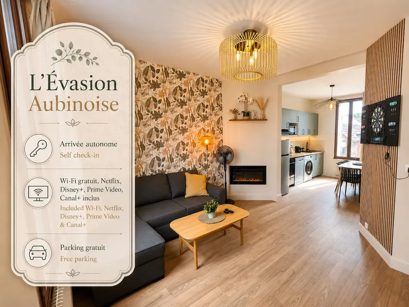 The Aubinoise getaway, lovely duplex & free parking - Image 1