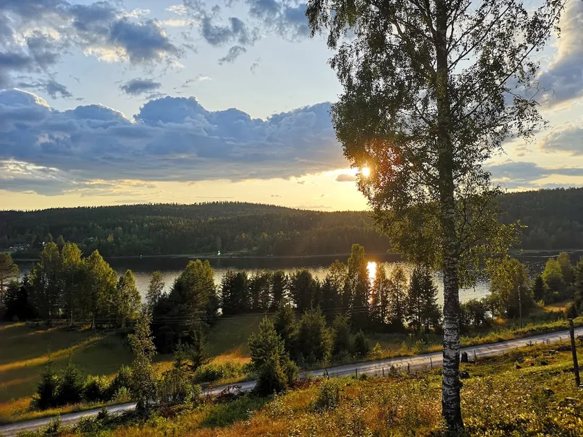 Idyllic forest cabin with beautiful views. - Image 1