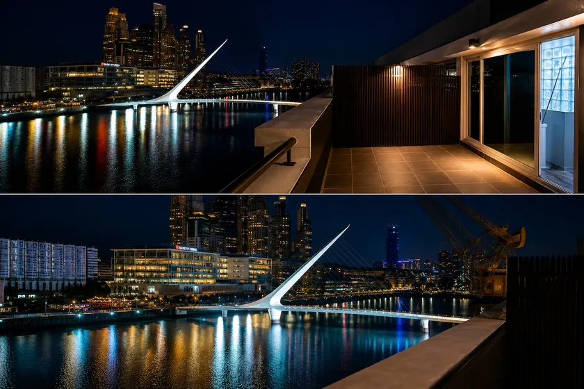 Skyline & River in Puerto Madero - Image 1