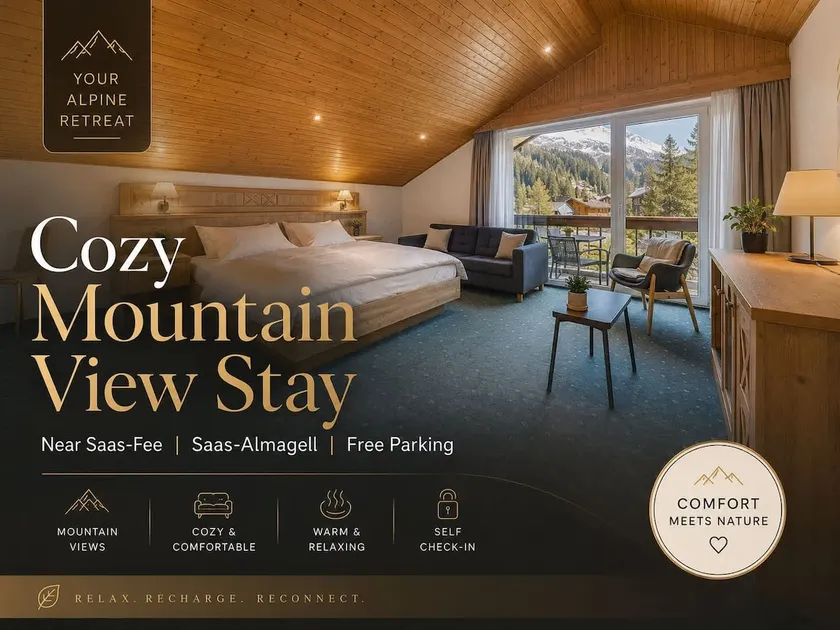 Suite with Mountain View near Saas-Fee - Image 1