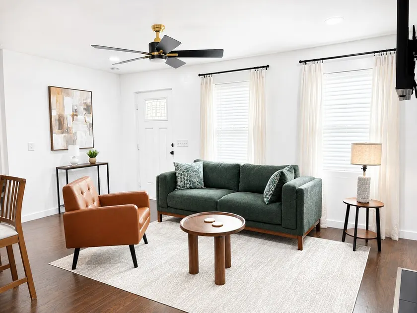 In-Town Stay w/ Private Back Deck + Fireplace - Image 1