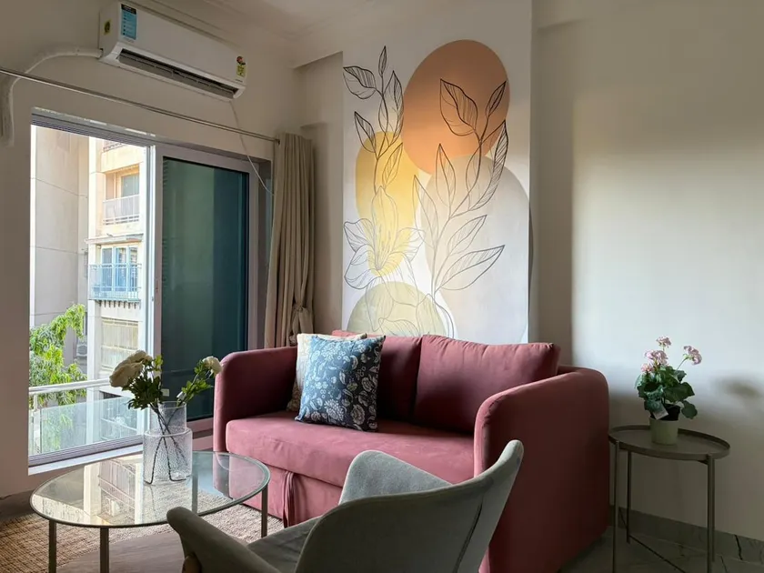 Bright Designer 2BHK• Fully Equipped Kitchen - Image 1