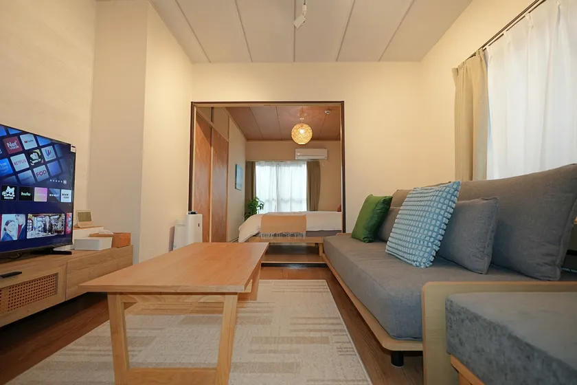 5 min Sta｜32㎡ 2K Apt｜5pax｜Kitchen｜Wi-Fi - Image 1