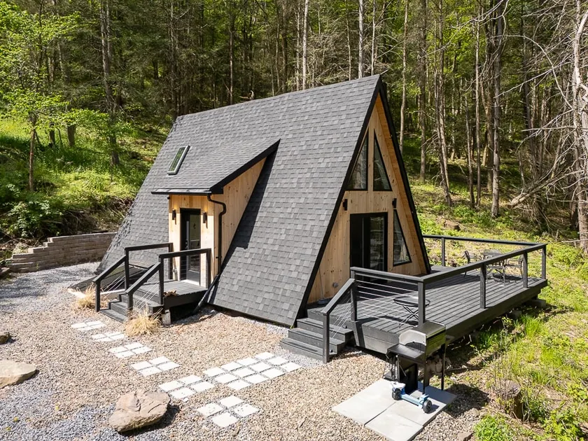 New! Modern Forest A-Frame in the Catskills - Image 1
