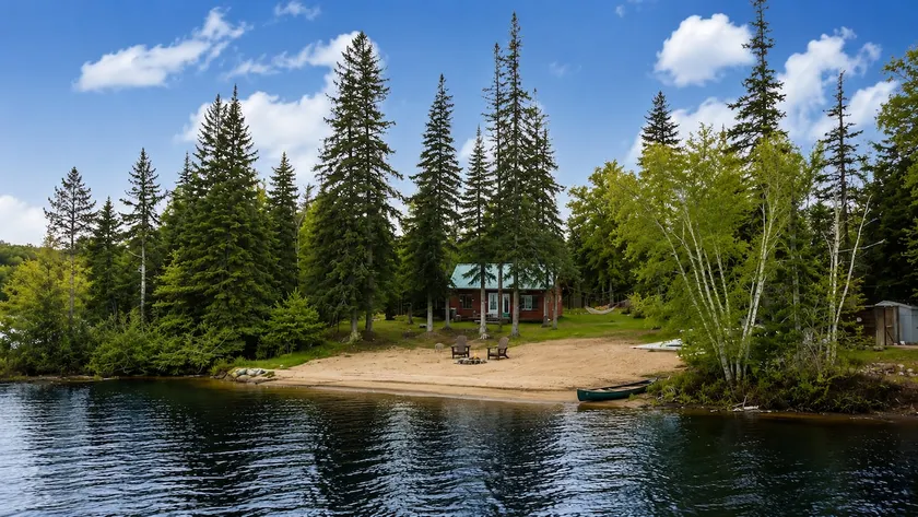 Sandy Shores Cabin on Lake St Peter with Fire Pit and BBQ - Image 1