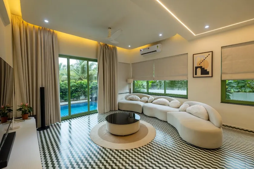 Luxury 3BHK Villa with Private Pool & PS5, North Goa - Image 1
