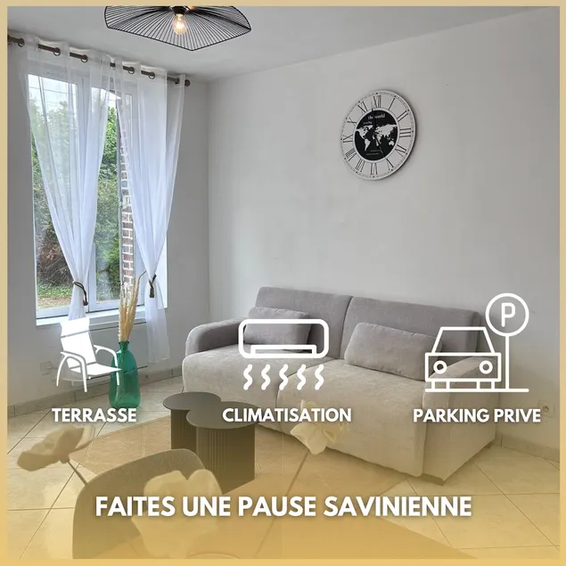 La Pause Savinienne - Appart 2 chambres à Sainte-Savine - Image 1