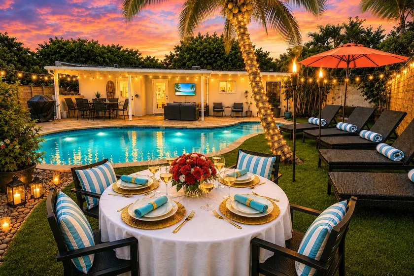 Private Oasis Near Beach - Pool, Lounge, Bikes - Image 1