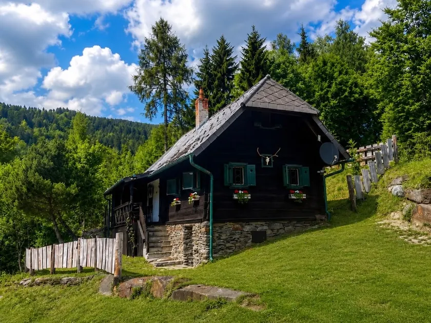 Forest cabin in a secluded location | Fire pit, barbecue area - Image 1