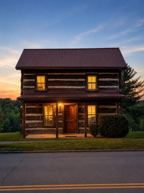 Quaker Freedom Cabin | Historic c1834 Log Cabin - Image 1