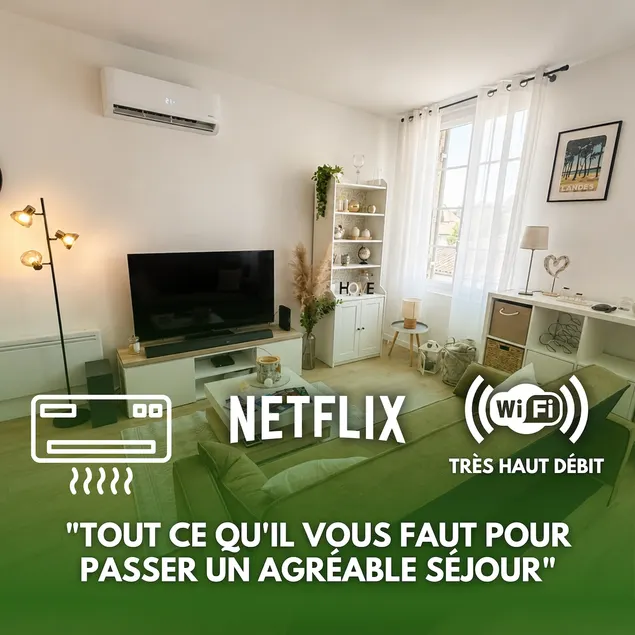 Coeur vert Ribérac - Very central - Air conditioning - WIFI - Image 1