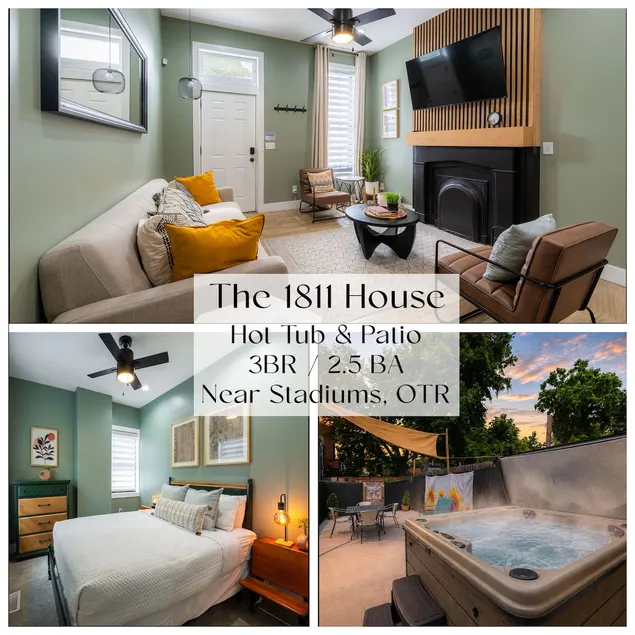 3BR Home + Hot Tub near Downtown + Stadiums + OTR - Image 1