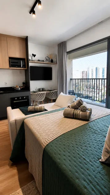 Flat 11° Floor|3 Guest|Pool|Gym|Parking|Coworking - Image 1