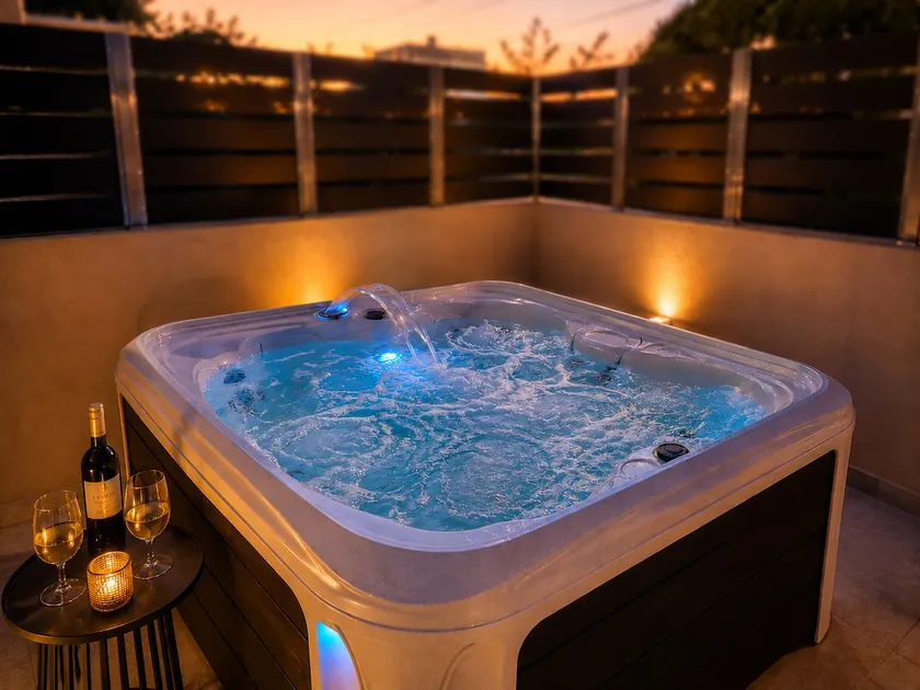 NS- Elvagia Anissaras suite with private jacuzzi - Image 1