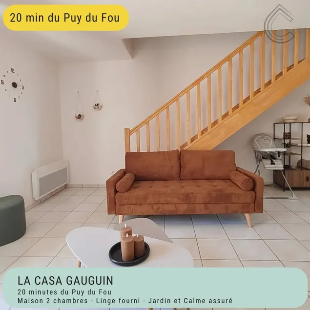 La casa Gauguin - sleeps 5 - 20 min from Le Puy du Fou - Image 1