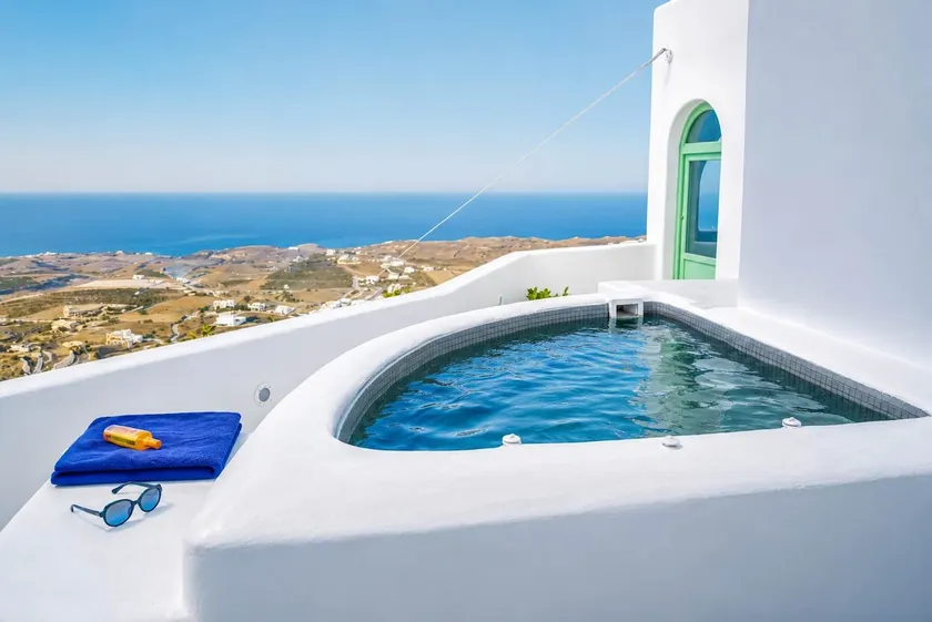 Two Gods Santorini Premium Jacuzzi Sea View Suites - Image 1