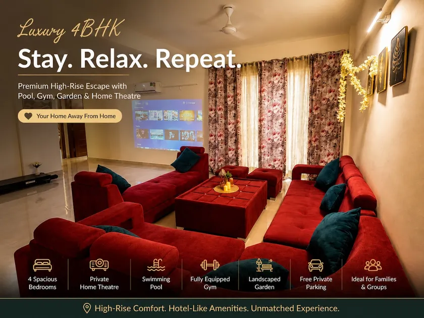 4Bhk Luxury High & Rise Apartment with Projector - Image 1