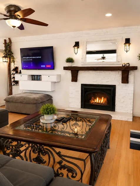 Rustic 4BR Retreat | Hot Tub, Fire Pit & Games - Image 1