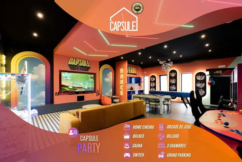 Capsule Party · Arcades, balnéo, sauna & karaoké - Image 1